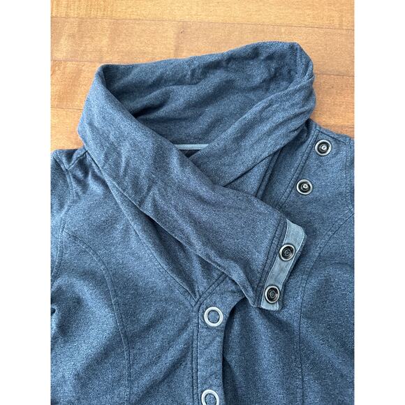 Brooklyn Industries funnel neck diagonal closing jacket navy medium - Picture 7 of 16